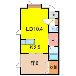 ドリームハウスⅡの物件間取画像